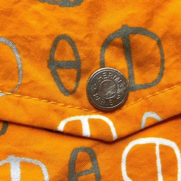 Hermes Men’s Chaine D’Ancre Swim Trunks Orange Size Large RARE Limited Edition